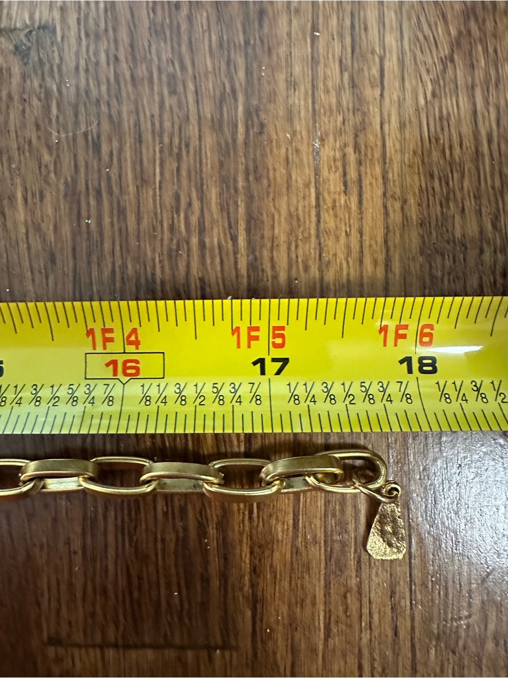 YOCHI Gold-tone Horsebit Link Chain Necklace - Picture 11 of 11